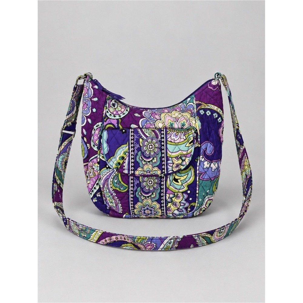Vera Bradley Heather Clara Crossbody Bag Purse Quilted Retired Bohemian Cottage